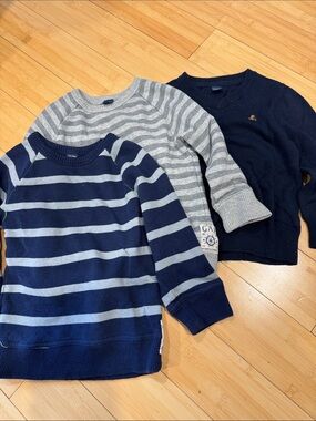 LIKE NEW! BUNDLE! 3! Gap Kids Toddler Assorted Cotton Sweaters Sz 3T